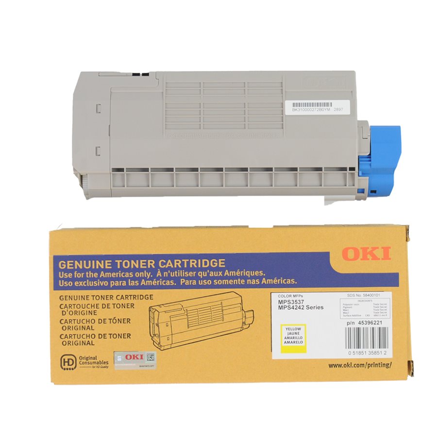 Okidata MPS3537/4242 OEM Toner Jaune 10K