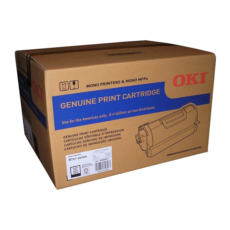 Oki 45488801 (B731/721) OEM Toner Black 18K