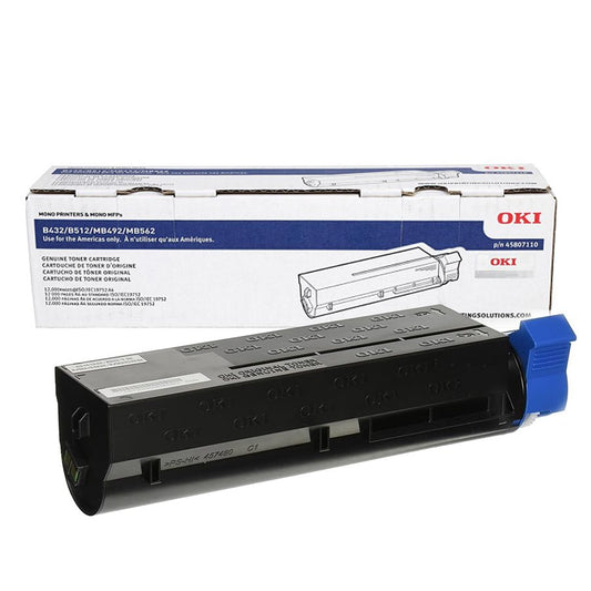 Oki 45807110 (B432/512) OEM Toner Noir 12K