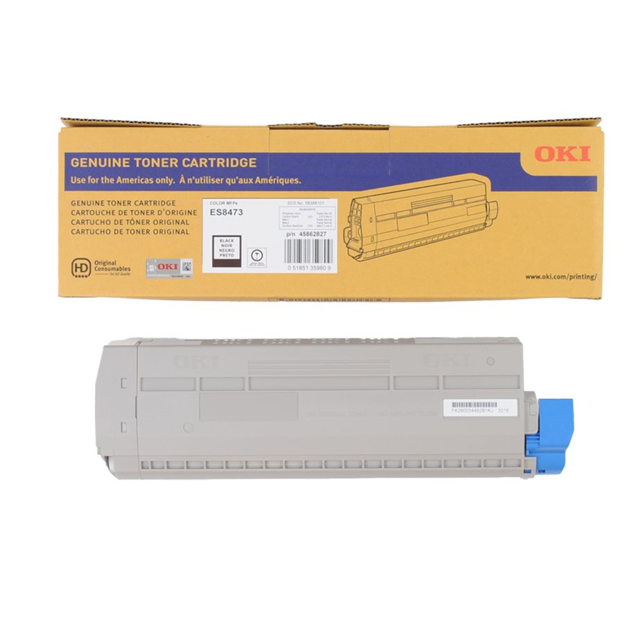 Oki 45862827 (ES8473) OEM Toner Black 14.6K