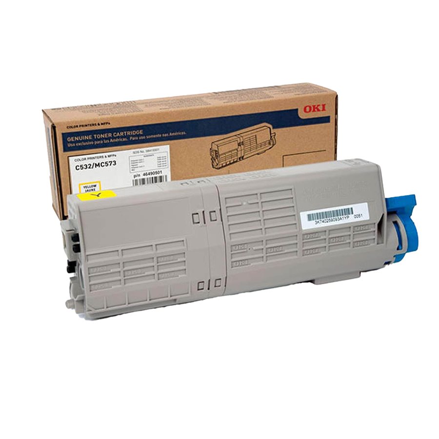 Oki 46490501 OEM Toner Yellow 3K