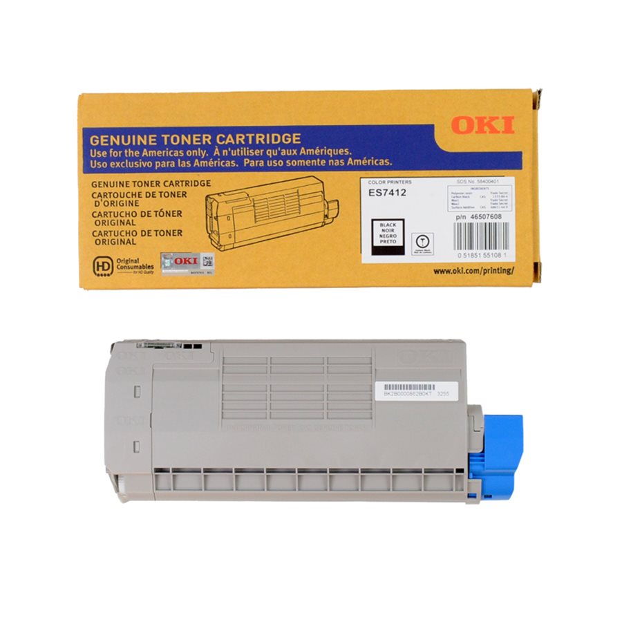 Oki 46507608 (ES7412) OEM Toner Black 10.7K