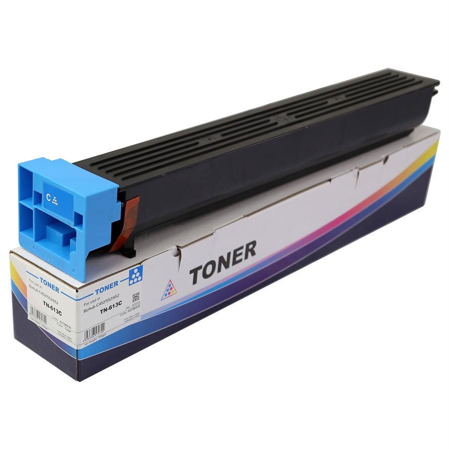 Konica Minolta TN-613C Toner W/Chip 30000
