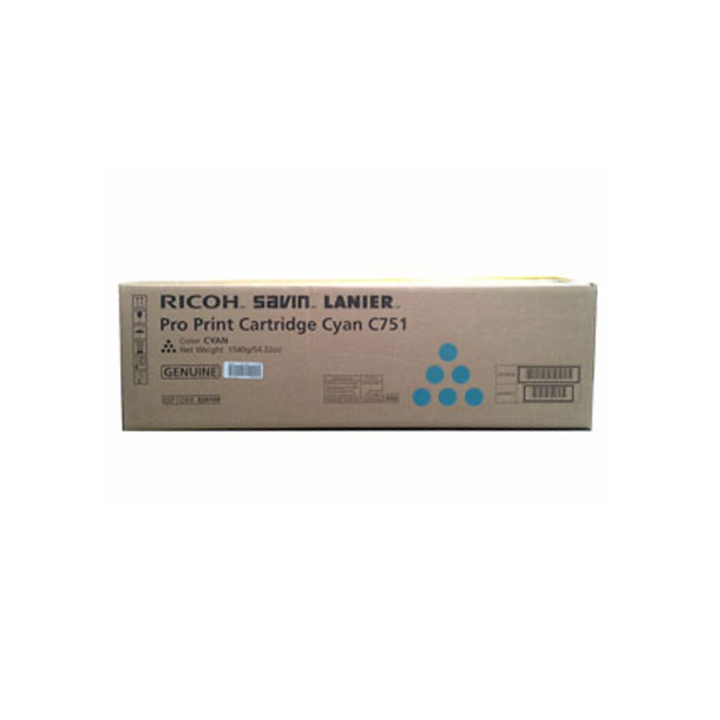 OEM Cyan Toner (828188) Aficio Pro C751/651EX