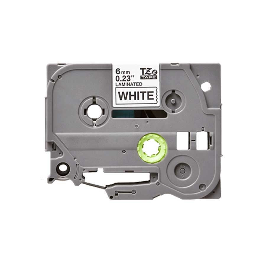 Brother TZ-211  Noir/Blanc 6mm Alternative