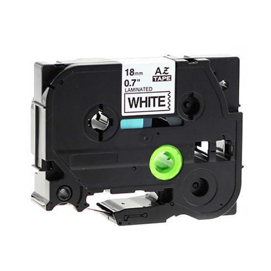 Brother TZ-241 Noir/Blanc 18mm Alternative