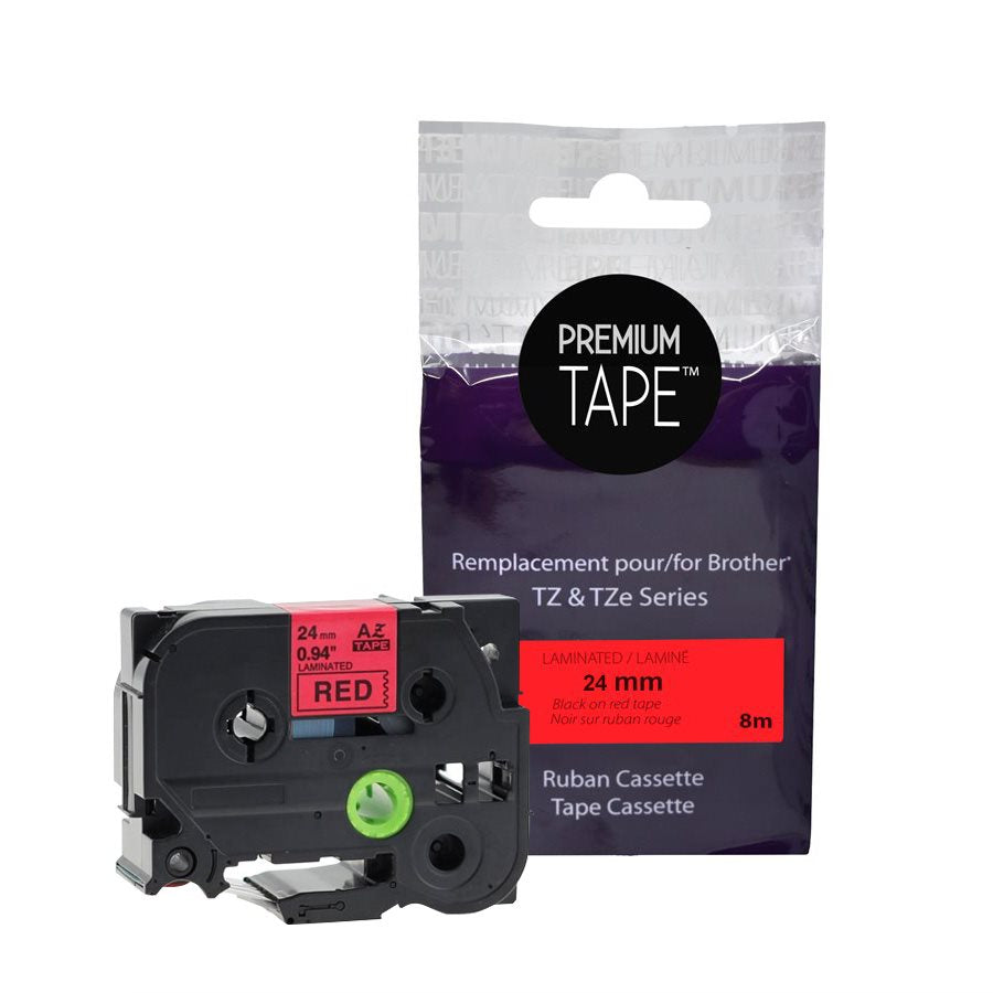 Brother TZ-451 Noir/Rouge 24mm Alternative