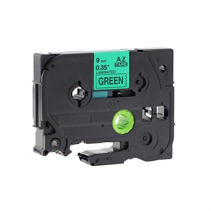 Brother TZ-721 Noir/Vert 9mm Alternative