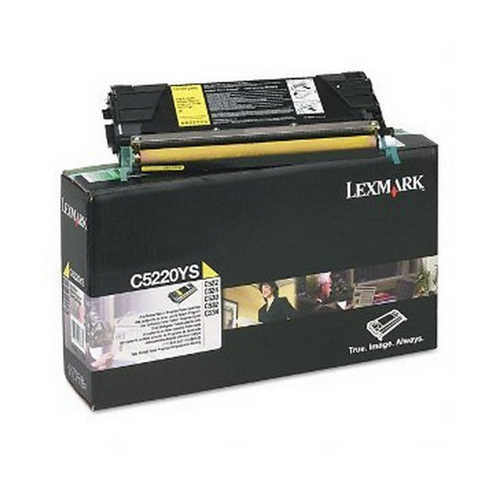Lexmark C5220YS OEM Yellow Return Program Toner Cartridge
