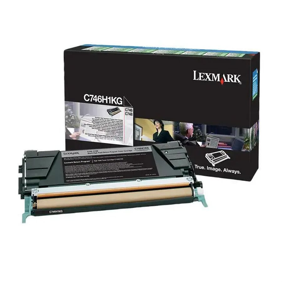 Lexmark C746H1KG OEM Toner Black 12K
