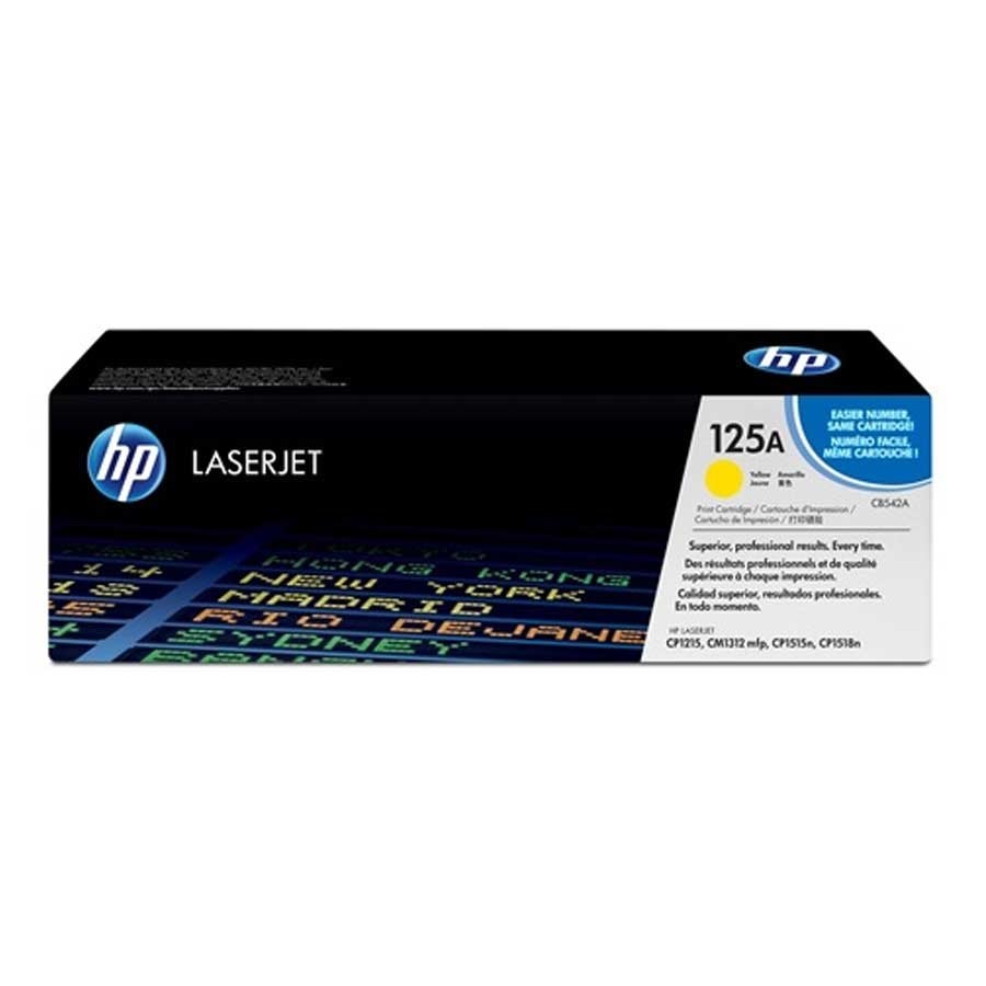 HP 125A (CB542A) OEM Toner Yellow 1.4K