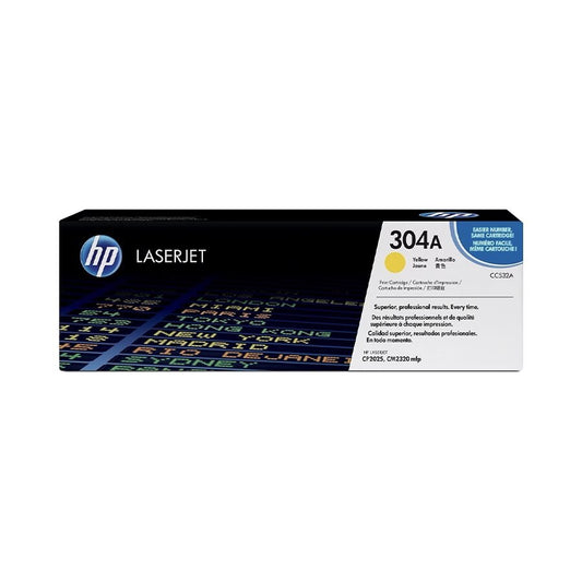 HP CC532A (304A) OEM Toner Jaune 2.8K