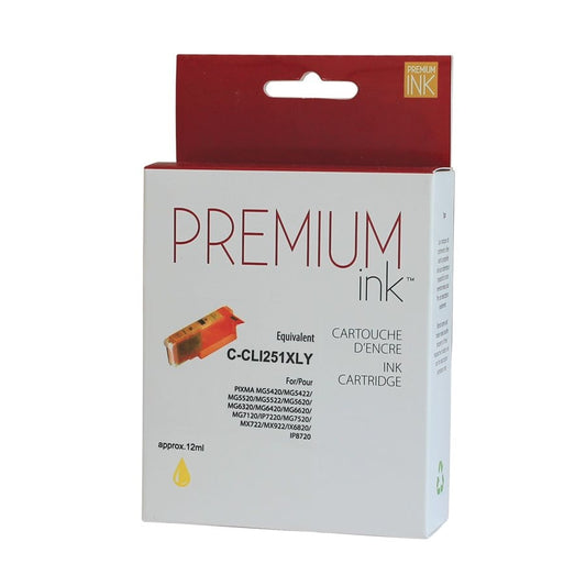 Canon CLI-251XL Jaune Alternative Premium Encre