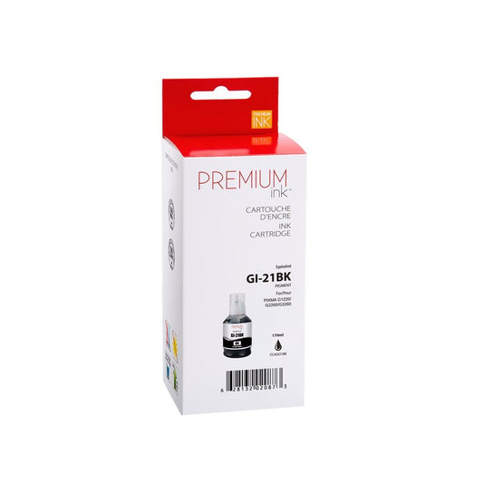 Canon GI-21 Alternative Noir Premium Encre