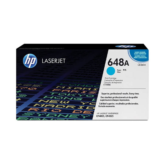 HP CE261A (648A) OEM Toner Cyan 17K