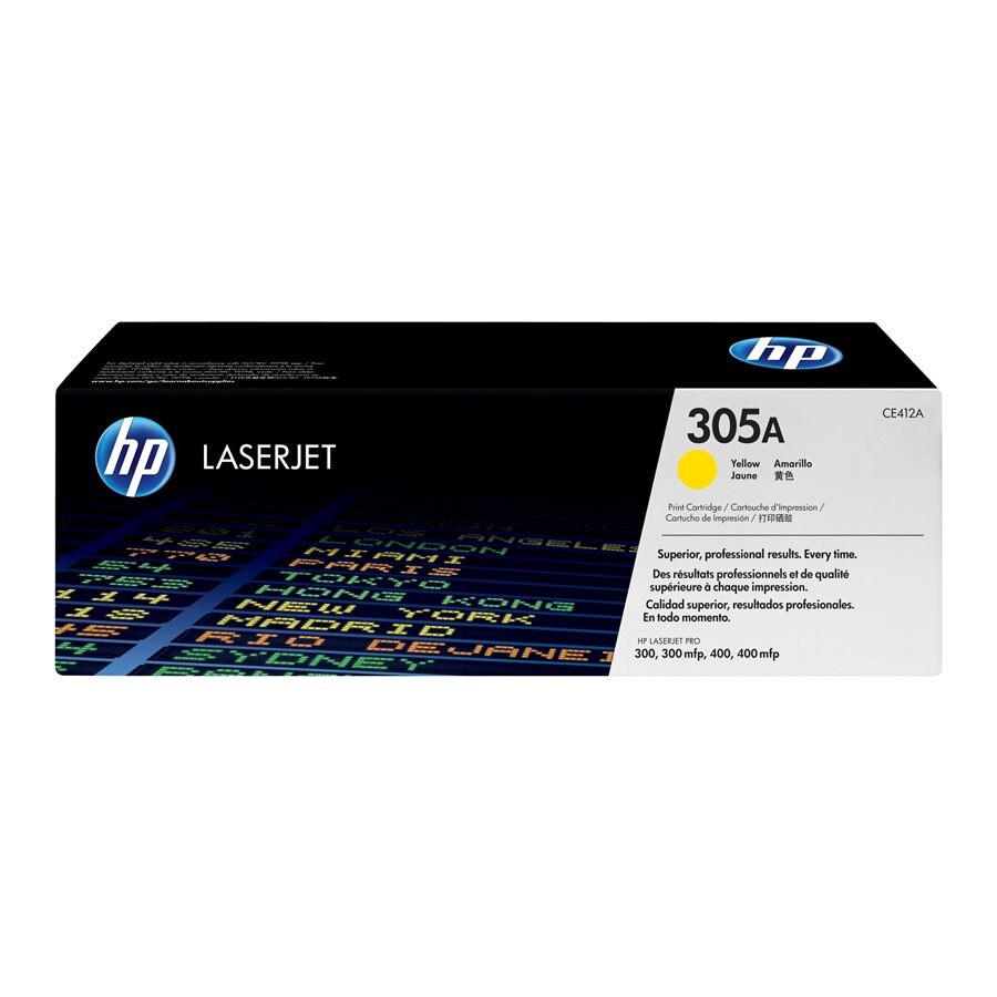 HP CE412A OEM Toner Yellow 2.6K