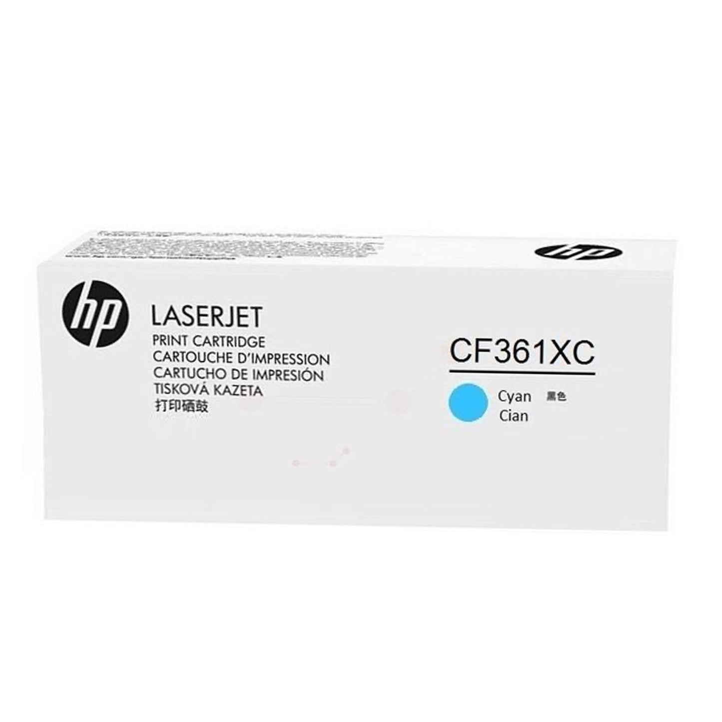 HP CF361XC (508X) OEM Toner Cyan 9.5K Contract Box