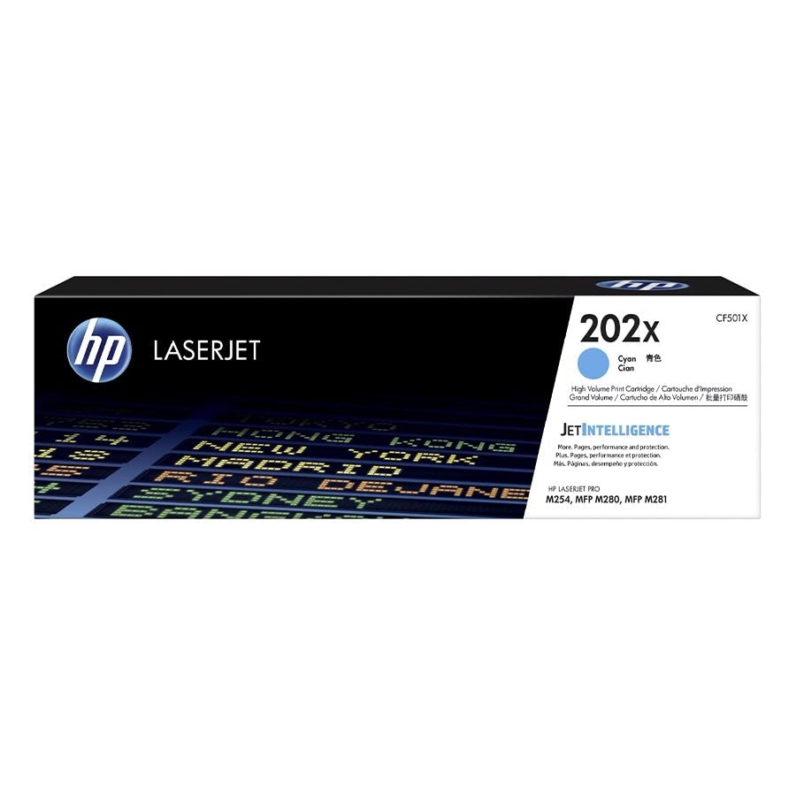 HP 202X (CF501X) OEM Cyan Toner 2,5K