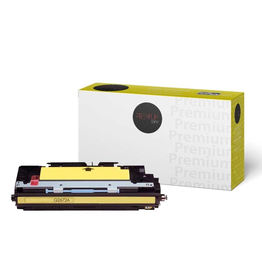 HP 3500/3750 Q2672A Reman Yellow  Premium Tone 4K