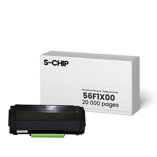 Lexmark 56F1X00 Alternative Blanc Étiquette S-Puce 20K