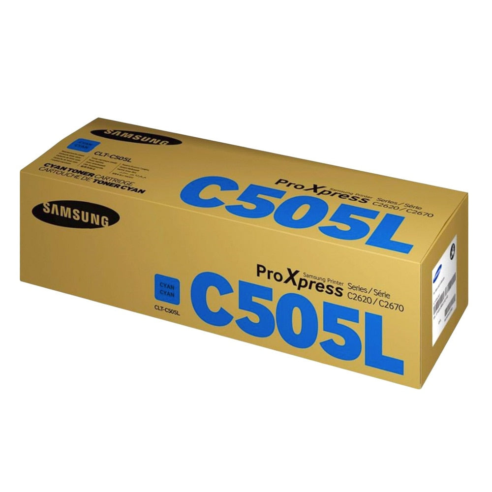 Samsung CLT-C505L Cyan Toner Cartridge High Yield