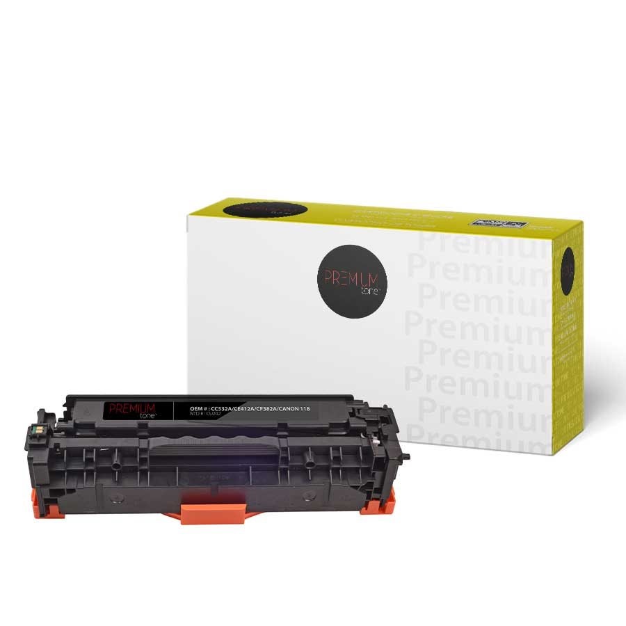 HP CC532A/CE412A/CF382A/Canon 118 Yellow Premium Tone OP 2.9