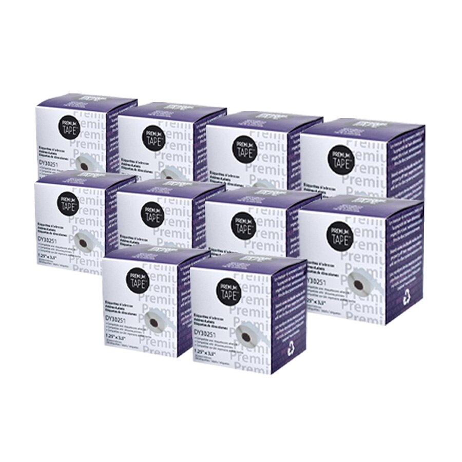 Alternative  Dymo 30251  Étiquettes 1 1/8'' x 3 1/2" (Pack 10)