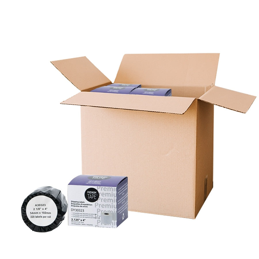Alternative Dymo 30323  Étiquettes 2 1/8'' x 4'' (Pack of 10)
