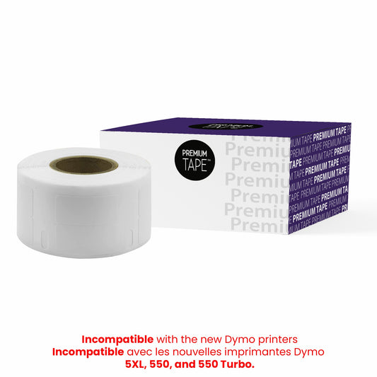 Dymo 33033 Extra small Étiquettes 1/2" x 1" (1 x 1000)
