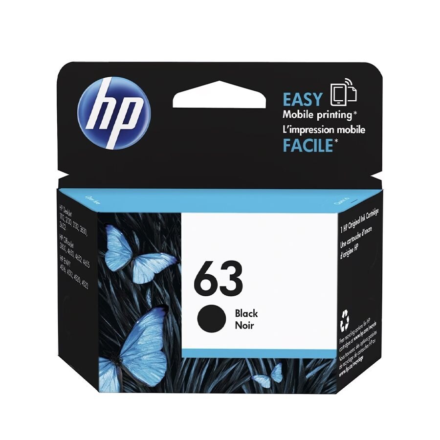 HP F6U62AN (63) OEM Inkjet Black 190 copies