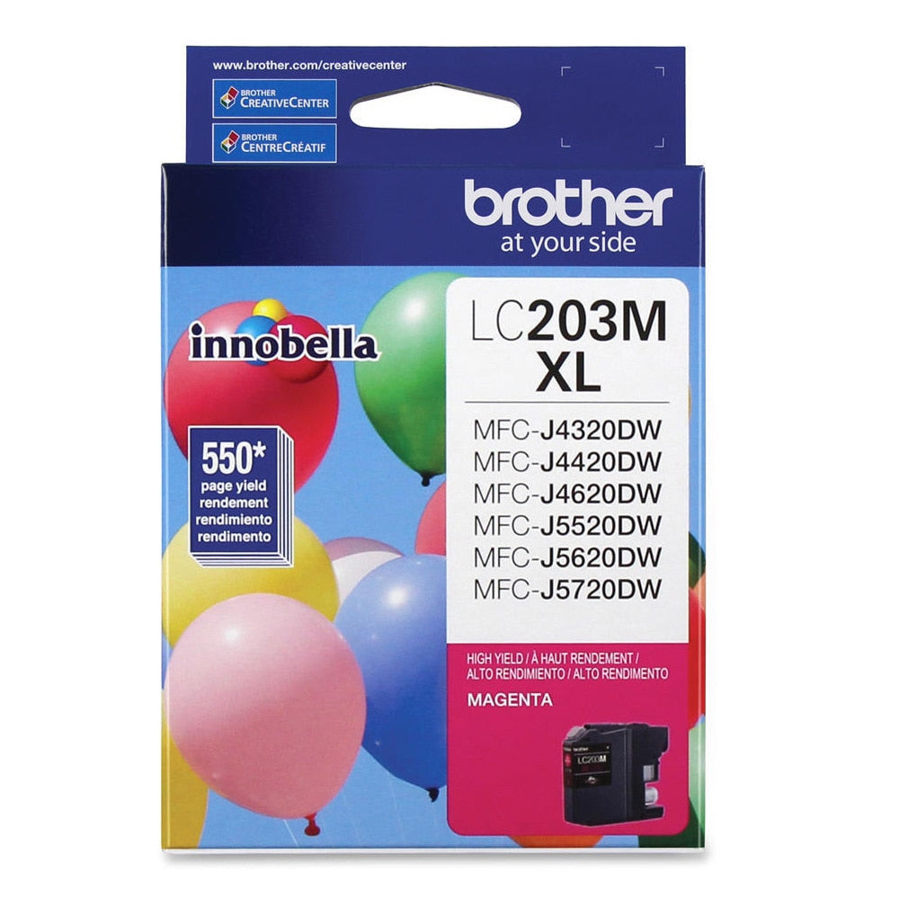 Brother OEM LC203 Magenta XL Series 550 Page Yield