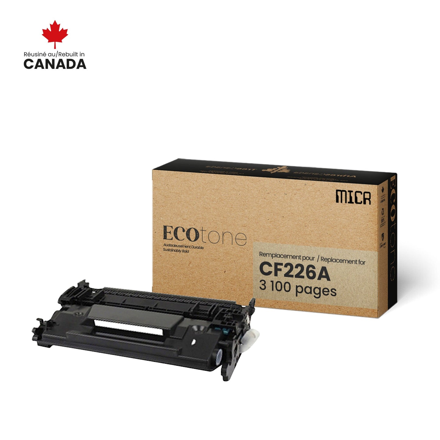 HP CF226A MICR Reman Ecotone 3.1K