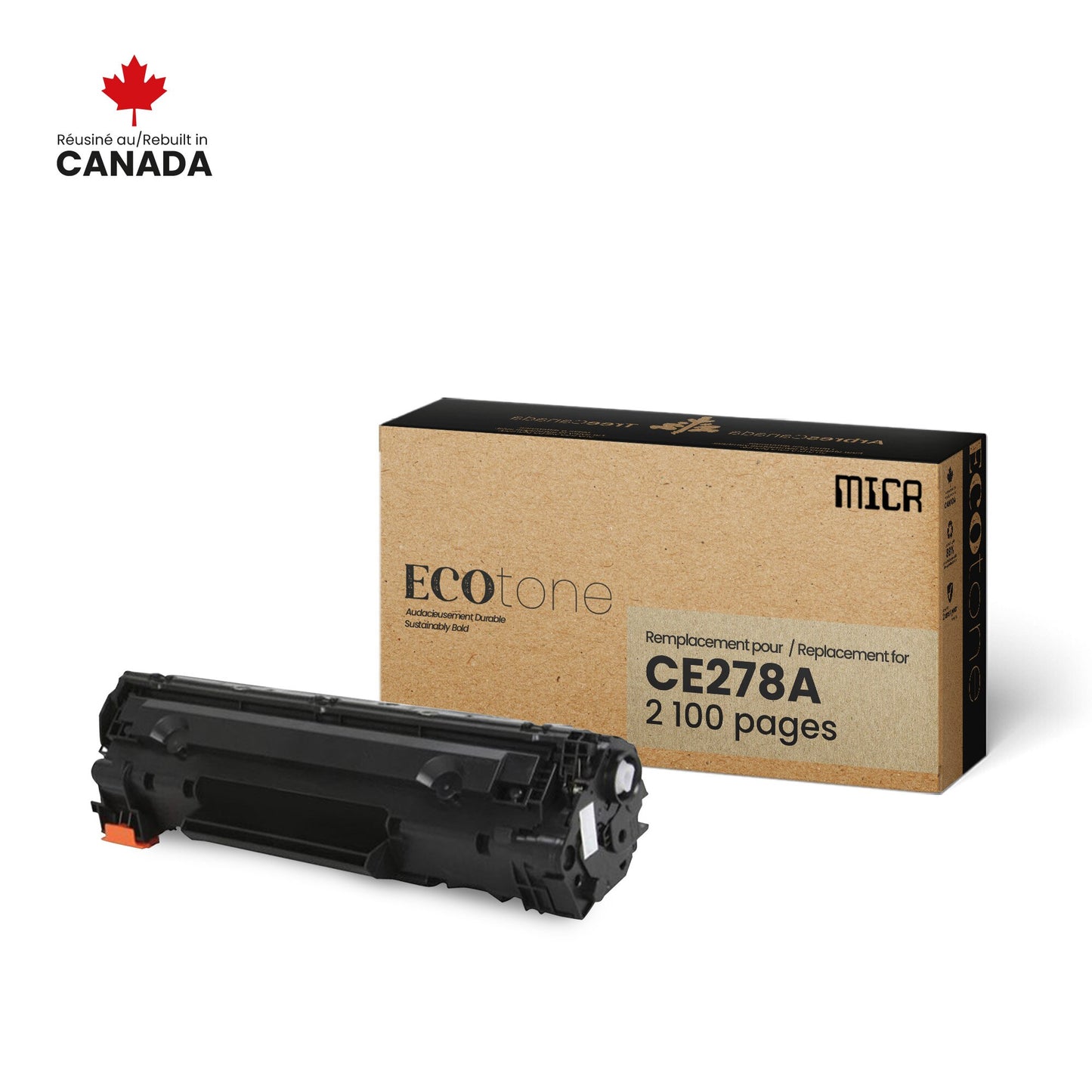 HP CE278A MICR Reman EcoTone 2.1K