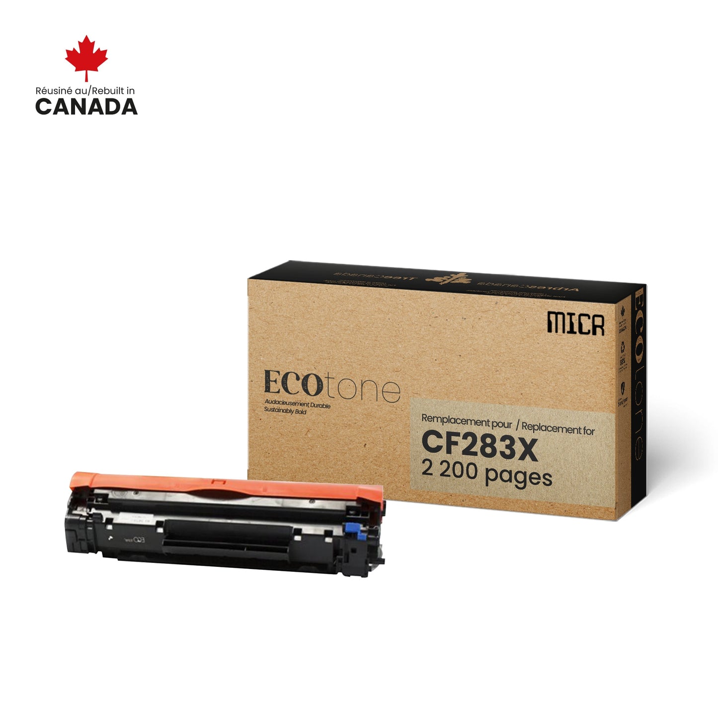 HP CF283X MICR Reman Ecotone 2.2K