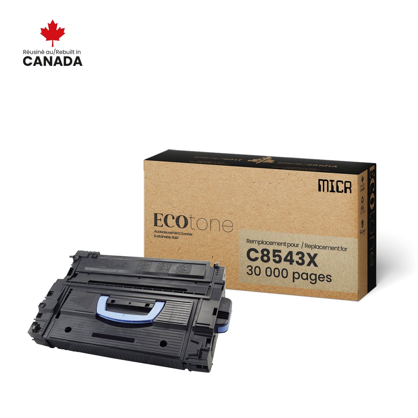 HP C8543X MICR Reman Ecotone 30K