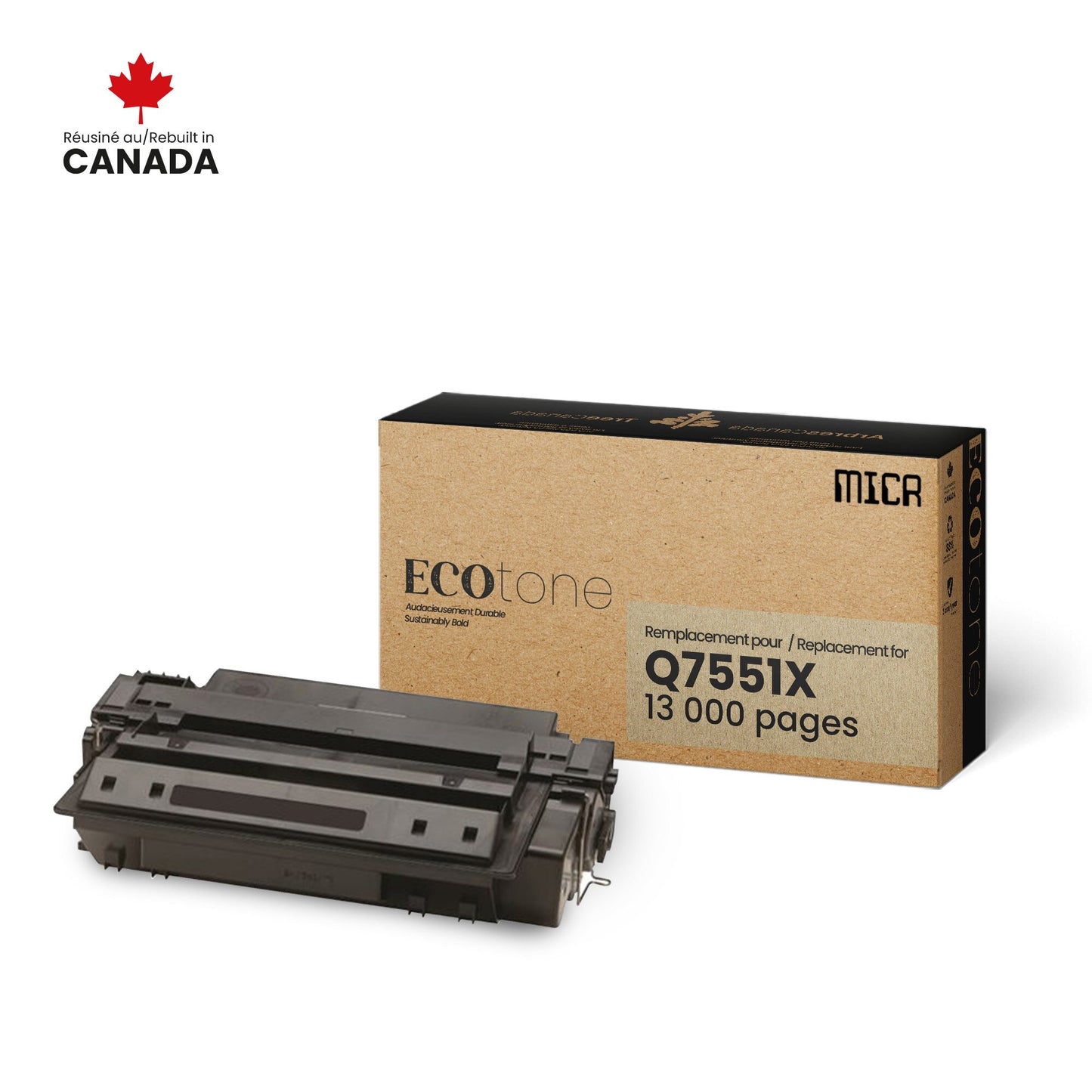 HP Q7551X MICR Reman Ecotone 13K