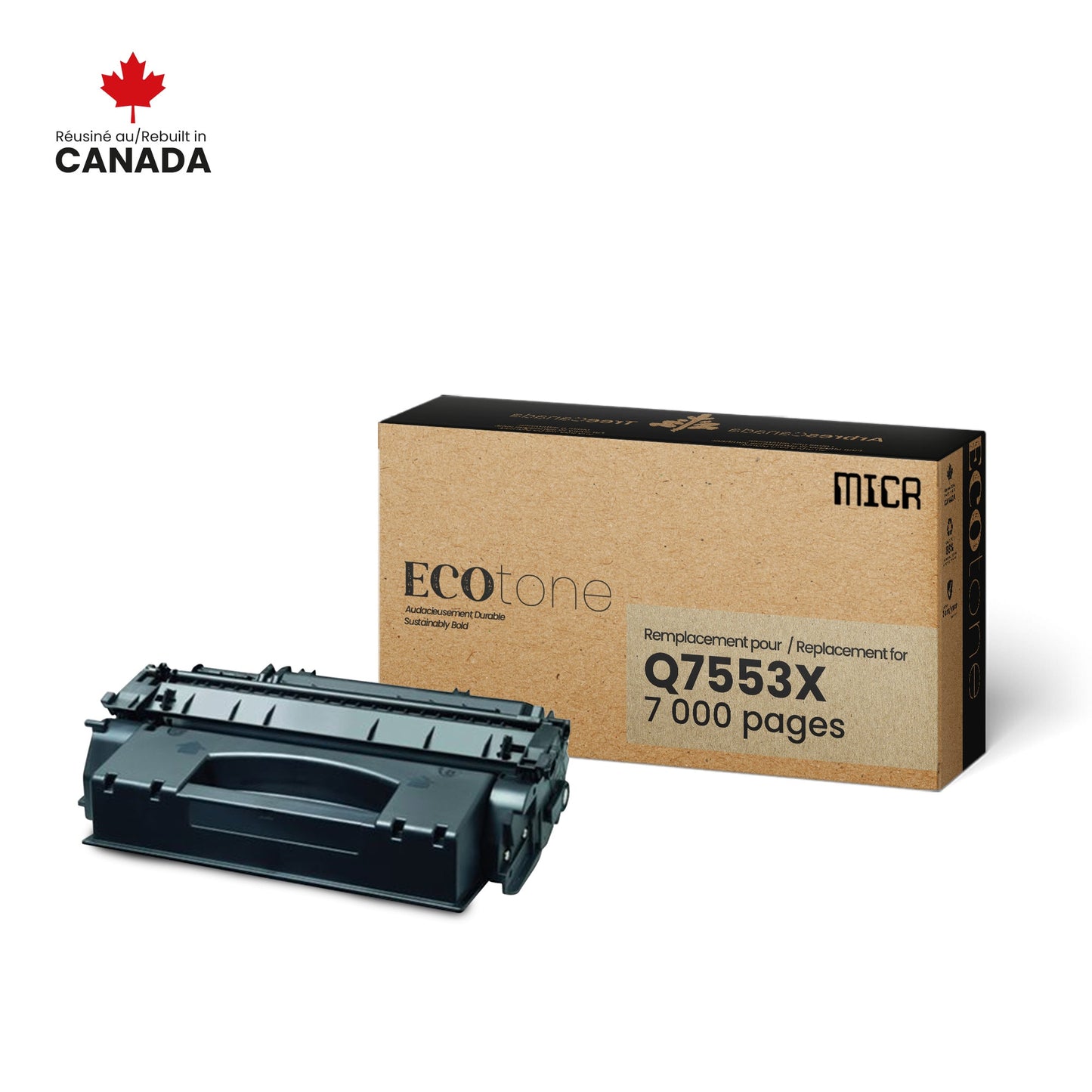 HP Q7553X MICR Reman Ecotone 7K