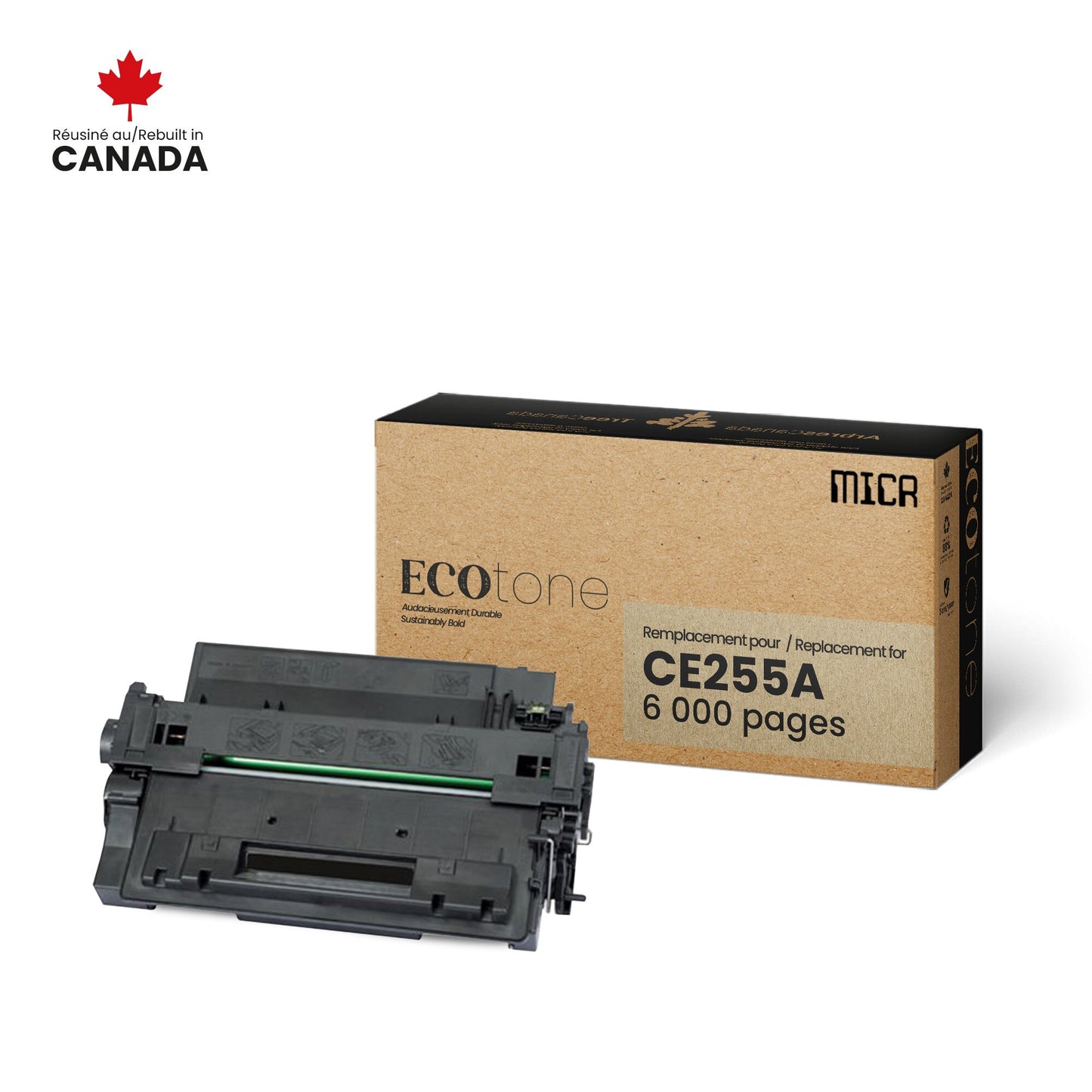 HP CE255A MICR Reman Ecotone 6K