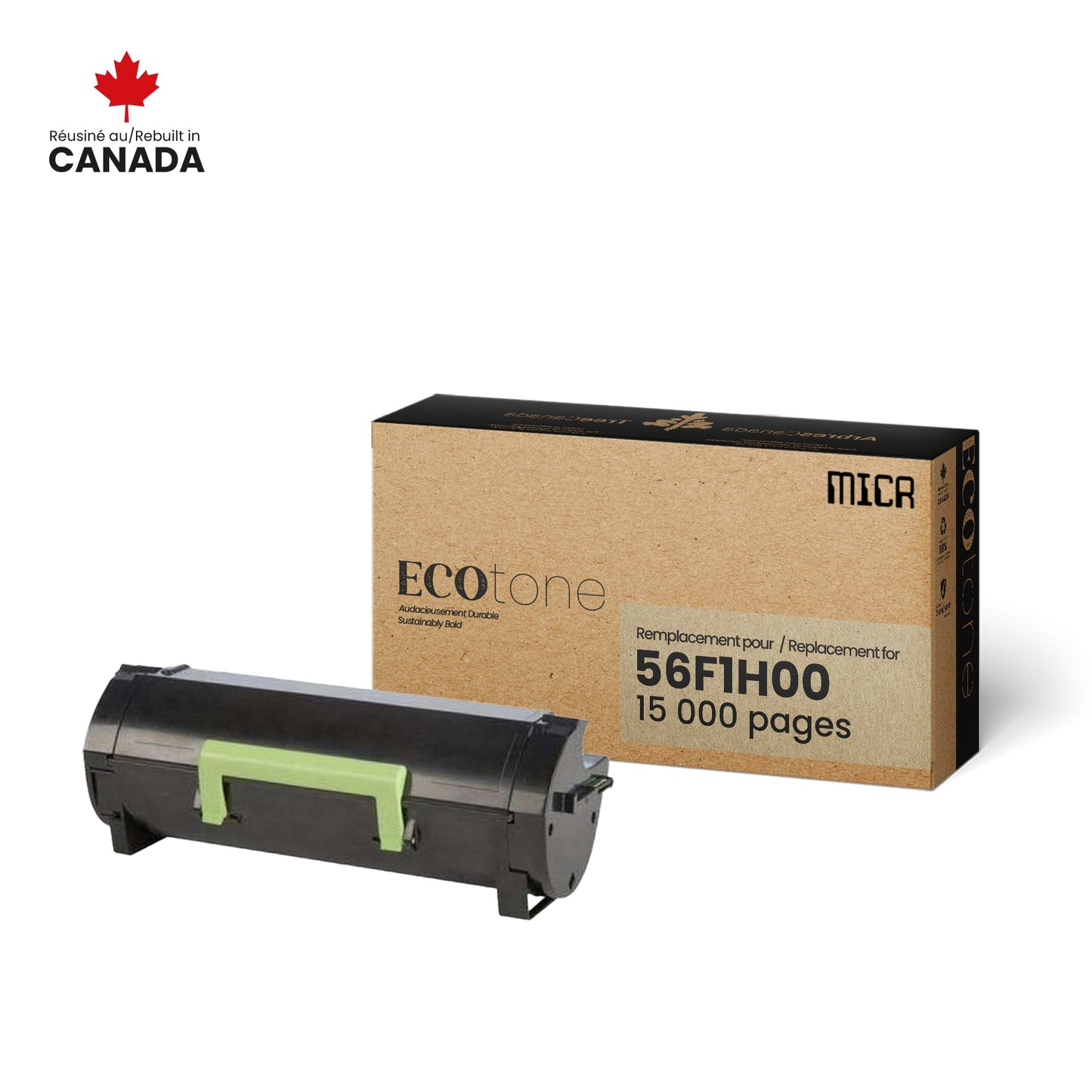 Lexmark 56F1H00 MICR Ecotone Black 15K