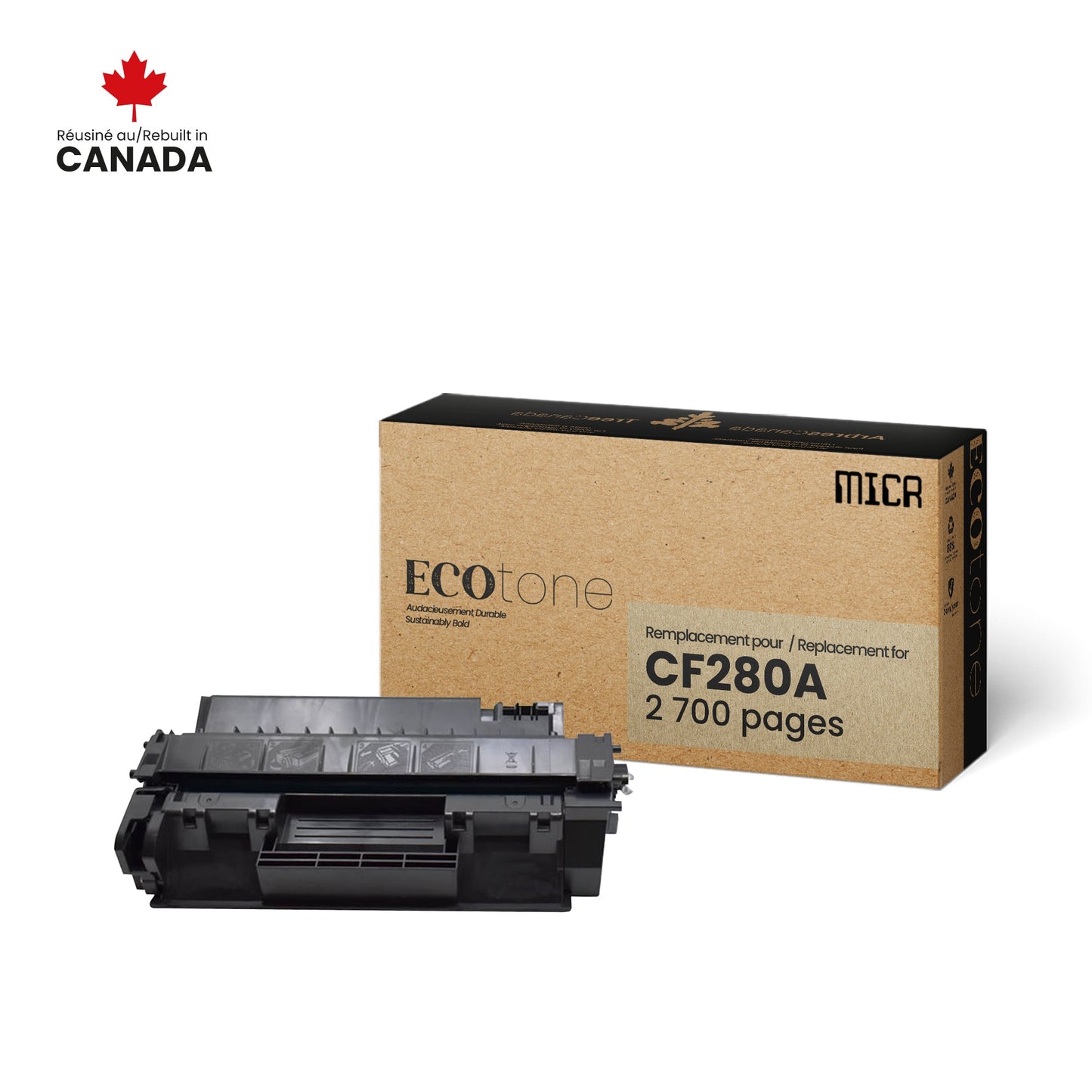 HP CF280A MICR Reman Ecotone 2.7K