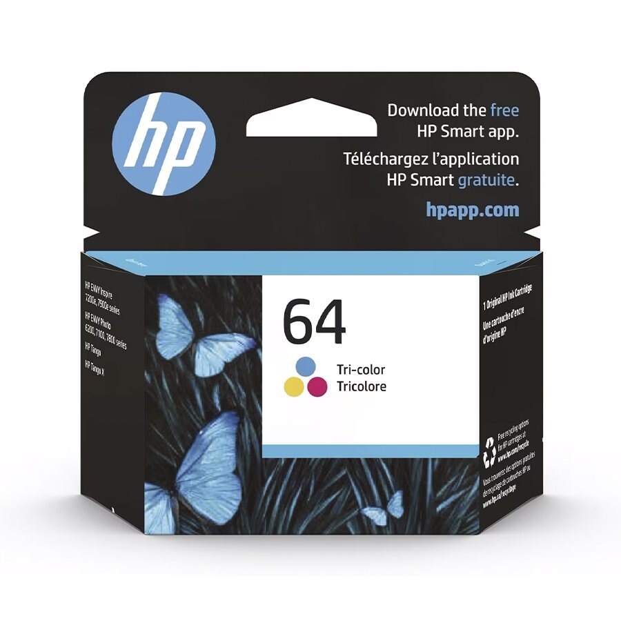 HP N9J89AN (64) OEM Inkjet Tri-color 165 copies