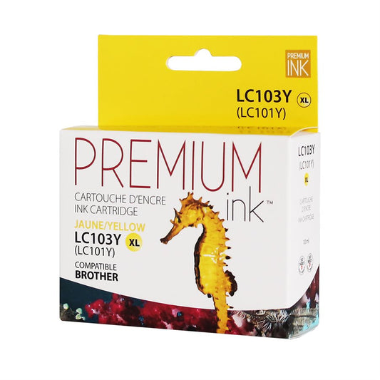 Brother LC103YS - Jaune - Premium Encre Alternative