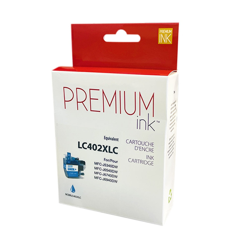 Brother LC402XLCS Alternative Premium Ink Cyan 1.5K