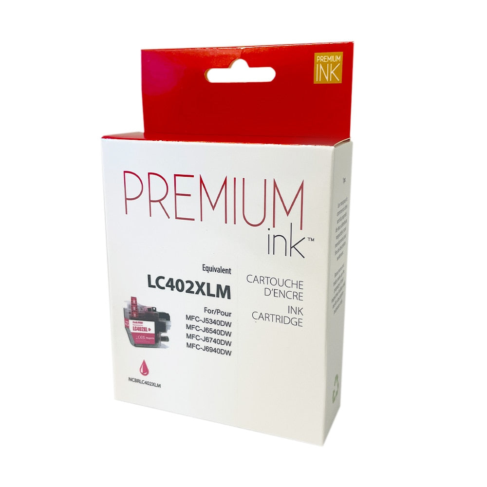 Brother LC402XLMS Alternative Premium Ink Magenta 1.5K