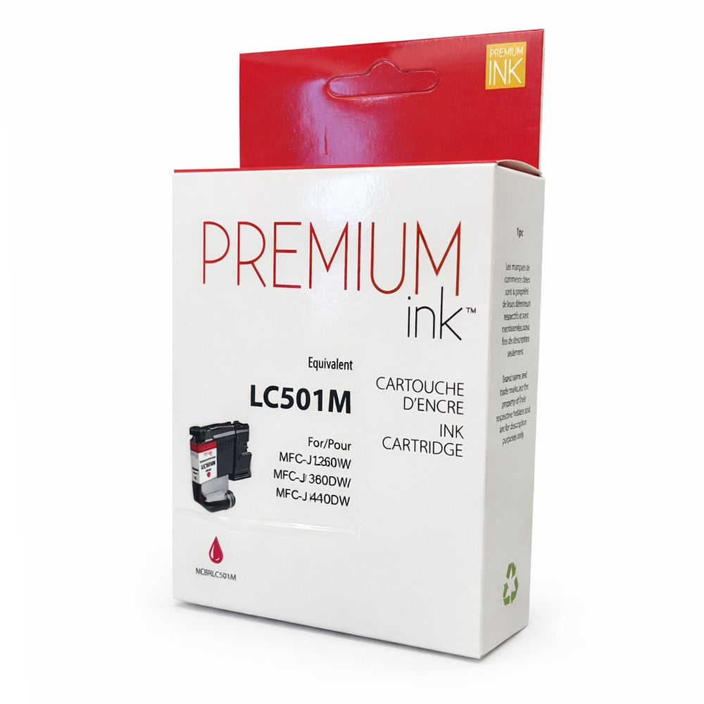 Brother LC501MS Alternative Premium Ink Magenta 200 copies