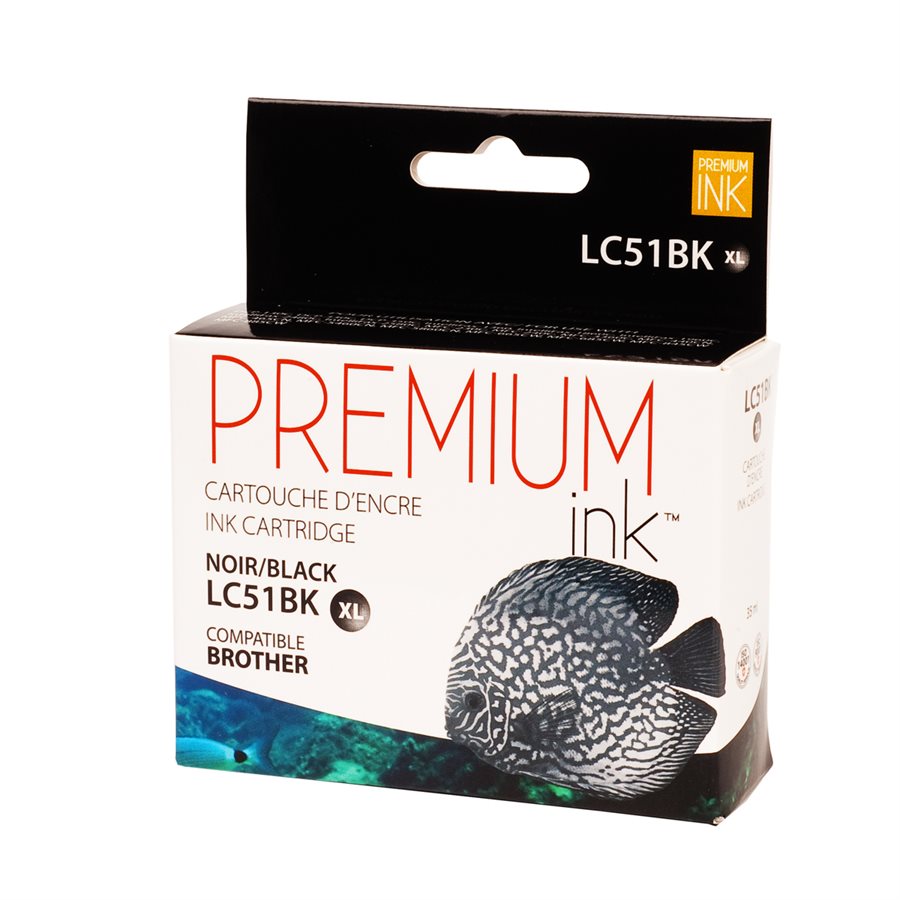 Brother LC51 XL Alternative Black Premium Ink