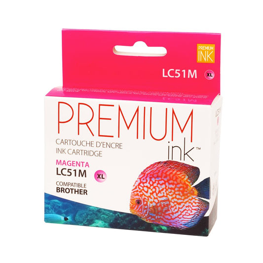 Brother LC51 XL Alternative Magenta Premium Encre