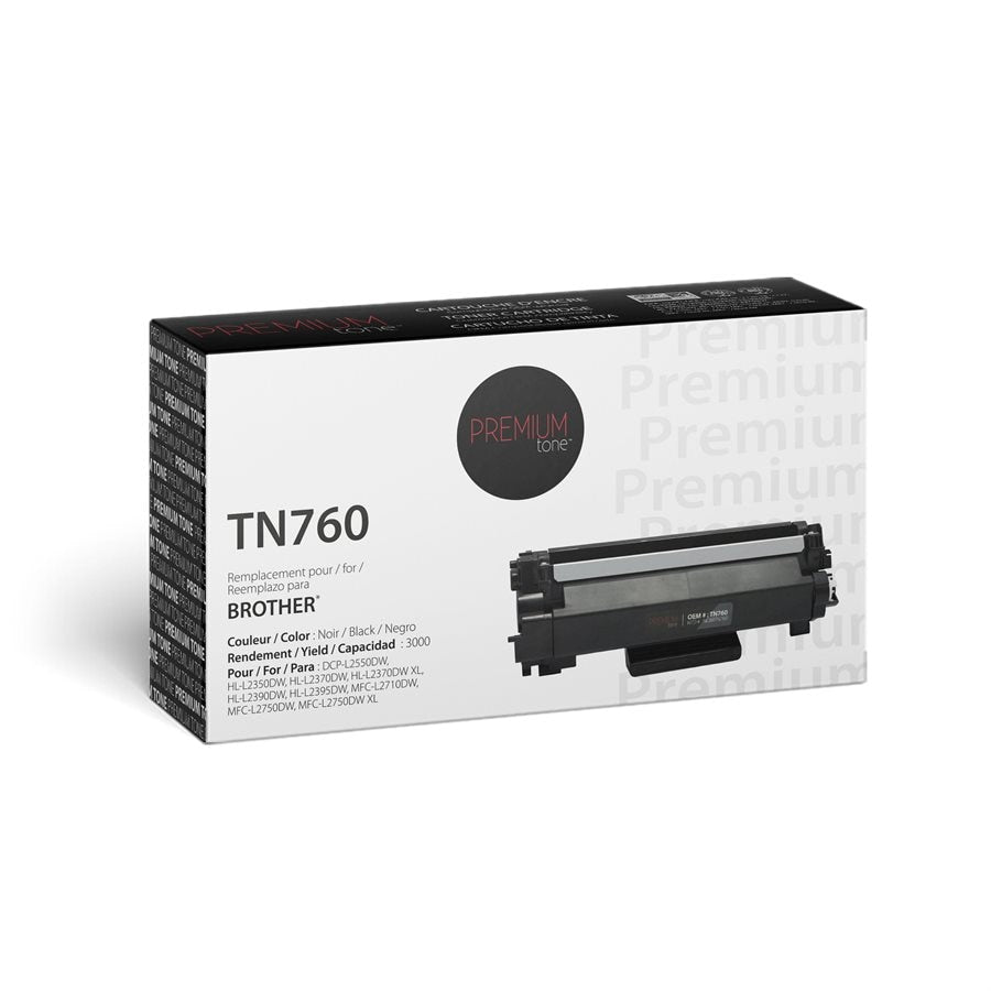 Brother TN760 Toner Alternative Premium Tone 3K