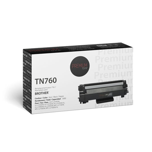 Brother TN760 Toner Alternative Premium Tone 3K