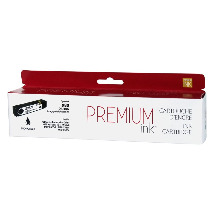 HP 980 Black Premium Ink pigmented 10K -  TBD